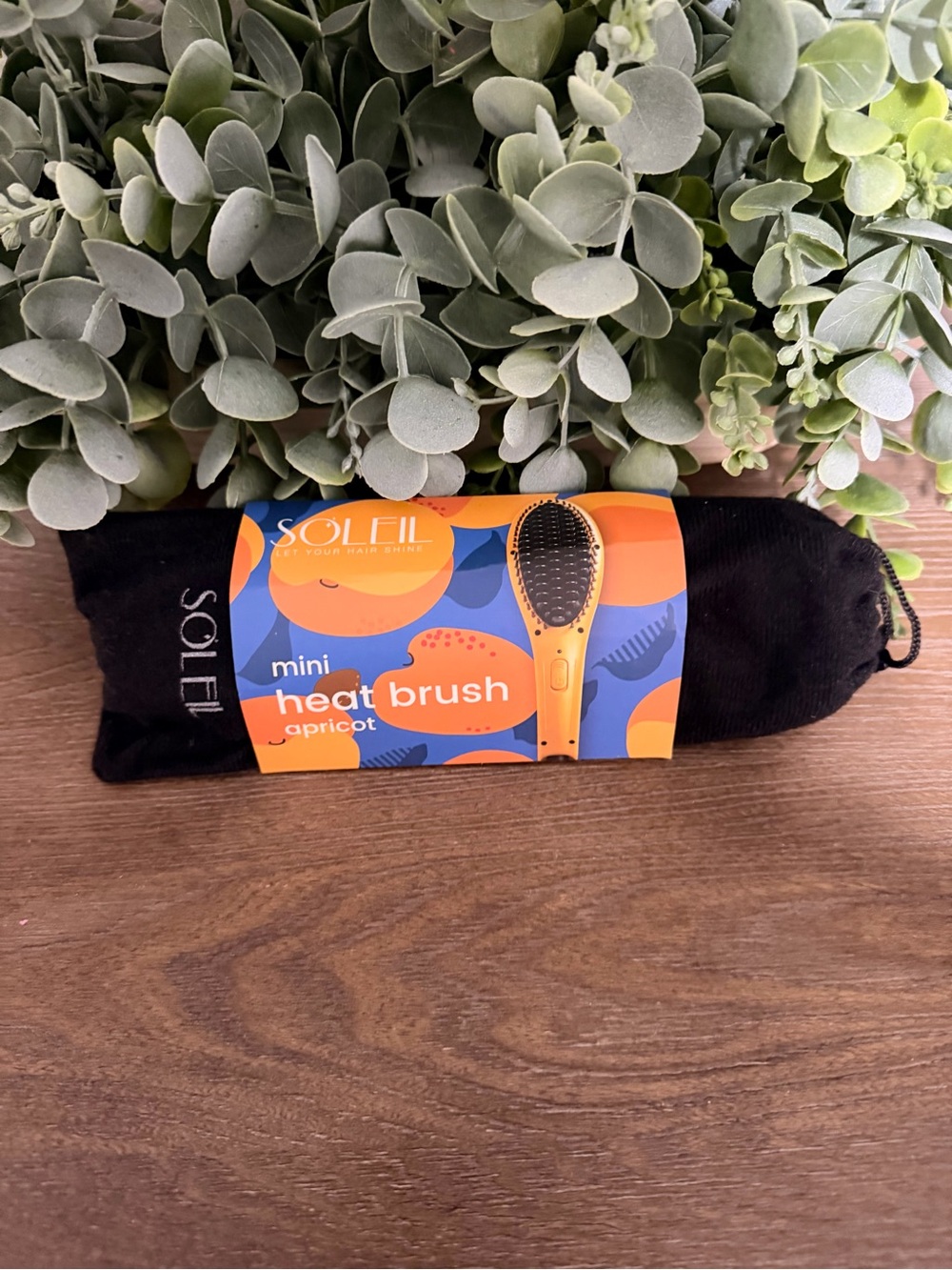 SOLEIL Mini Heat Brush - Apricot